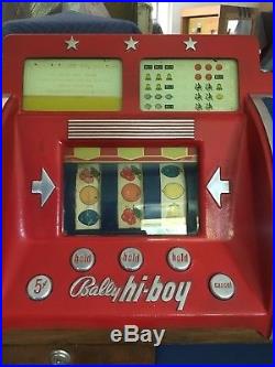 Bally Hi Boy Slot Machine 1947 Restored Slot Machine