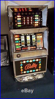 Bally Model 873 Slot Machine-First 5 Pay Line