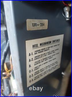 Bally Quarters Slot Machine 1960s 131-25C