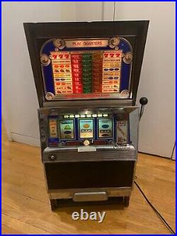 Bally Slot Machine 25 Cents For Sale 809-F In Working Condition