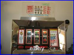 Bally Slot Machine Money Honey One Coin Model 742 1963