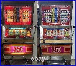 Bally Vintage (1975) upright 1-3 coin slot machine EM Fully working model 1090
