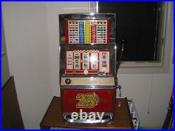 Bally Vintage/antique Quarter Slot Machine 1979 Casino Used In Great Condition