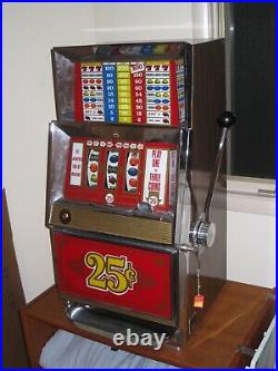 Bally Vintage/antique Quarter Slot Machine 1979 Casino Used In Great Condition