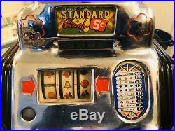 Beautiful 1940s Jennings Standard Chief 5 Cent Slot MachineWorks