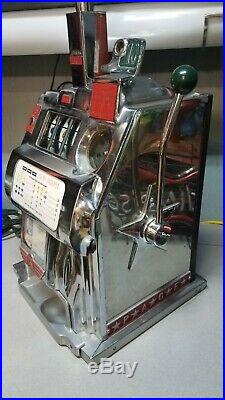 Beautiful Antique Pace 10 Cent Slot Machine From Harrah's Casino