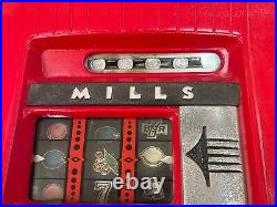 Beautiful Vintage Mills Slot Machine 10 cent WORKING