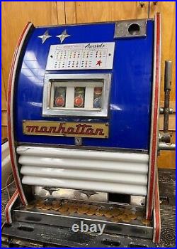 British Mid Century Antique Slot Machine