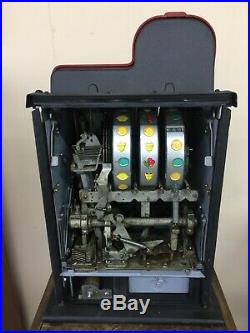 Buckley 5-cent antique slot machine, ca. 1948