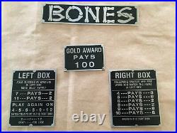 Buckley Bones Slot Machine replacement plates