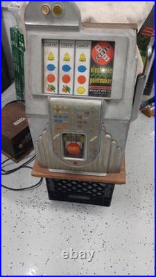 Buckley Point Maker Slot Machine (BARN FIND) ANTIQUE very rare