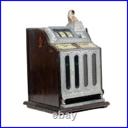 C. 1912 Mills Goosneck 5 Cent Slot Machine In Original Condition Working B/o