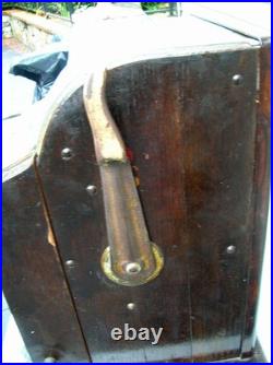 C. 1912 Mills Goosneck 5 Cent Slot Machine In Original Condition Working B/o C. 1912 Mills Goosneck 5 Cent Slot Machine In Original Condition Working B/o