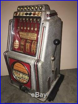 Caille AC Multi-Bell Seven Way Slot Machine c1930's