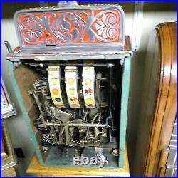 Caille Silent Sphinx 25 Cent Slot Machine-restored circa 1931