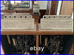 Caille double puck antique slot machine