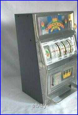 Casino Crown Toy Coin Slot Machine With Ringing Payoff Bell