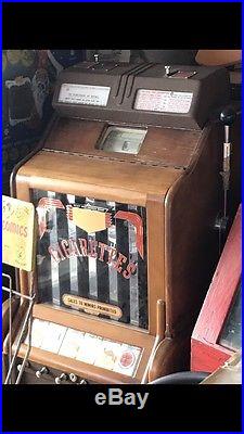 Ciga-Rola Vending Machine Coinop Jennings Slot Machine NOS