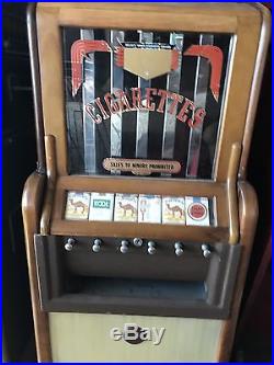 Ciga-Rola Vending Machine Coinop Jennings Slot Machine NOS