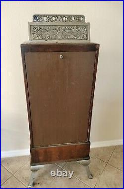 Circa 1898 Calle Bros. PUCK Upright Slot Machine Stunning