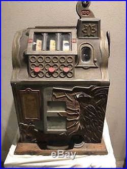 Circa 1931-36 MILLS NOVELTY lion head(or wolf) 10 cent slot machine