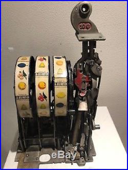 Circa 1931-36 MILLS NOVELTY lion head(or wolf) 10 cent slot machine