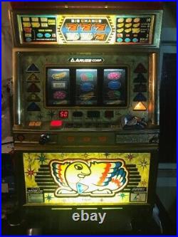 Collectable Manual Fully Functional Slot Machinecomes with token and key