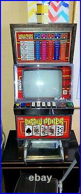 DRAW Poker Slot Machine 1985 IGT 25 CENT DRAW POKER Quarter Machine