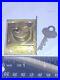 Early Antique Slot Machine Eagle Brass Lock & Flat Steel Key