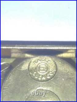 Early Antique Slot Machine Eagle Brass Lock & Flat Steel Key