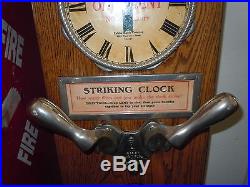 FANTASTIC 1926 Exhibit Supply Striking Clock Penny Arcade Strength Tester