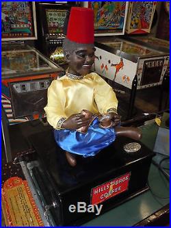 Fabulous Coin Operated Drinking Automaton Animated Hills Brothers Coffee Guy