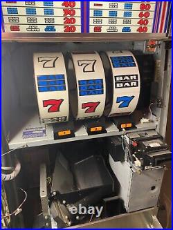 Full size Coin and cash Slot Machine Needs to be reprogrammed