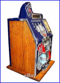 Fully Restored Antique Mills 25cent Castle Front Slot Machine