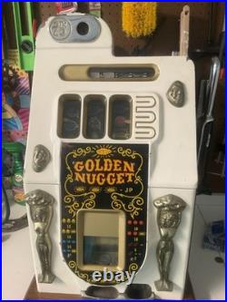 Golden Nugget 25 Cent Slot Machine (needs Work)