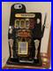 Golden Nugget Genuine Mills 25 Cent Slot Machine & Oak Stand
