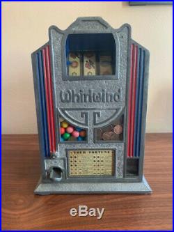 Great Condition Antique Whirlwind Gum Ball Table Top Trade Stimulator