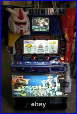 Gundam Slot Machine Pachinko One Year War Bandai Japan Import Game Robot