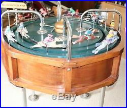 H. C. Evans Portable Candy Race Track Roulette Gambling Horse Non Coin Op Betting
