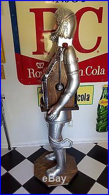 Hand Carved Character Knight Mills Silver Palace Castle Medieval Slot Machine