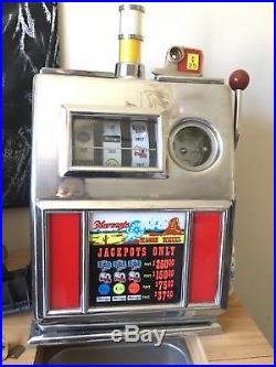 Historical Vintage Harveys Slot Machine circa 1950s- survived Harveys Bombing