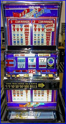 Igt S+ Reel Slot Machine Red White & Blue