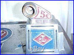 JENNINGS 1932 5 CENT SLOT MACHINE With VENDOR #'S MATCHING CASE ART DECO