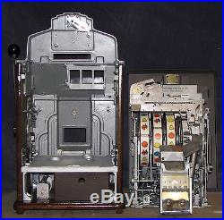 JENNINGS 25-cent SILVER CLUB antique slot machine, 1940