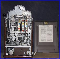 JENNINGS 25-cent SILVER CLUB antique slot machine, 1940