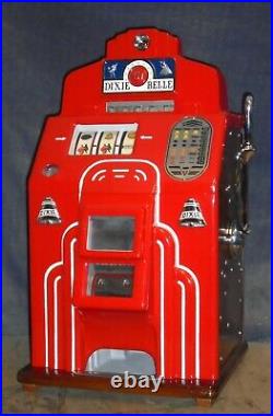 JENNINGS 5c DIXIE BELLE antique slot machine, ca 1936