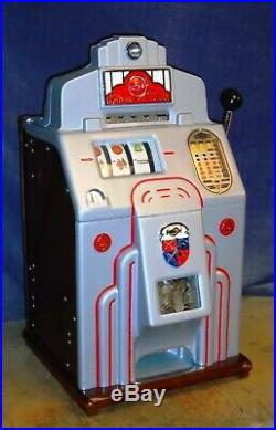 JENNINGS 5c SILVER CHIEF antique slot machine, ca 1937