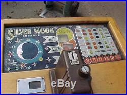 Jennings Silver Moon Console Slot Machine, Good Working $795.00