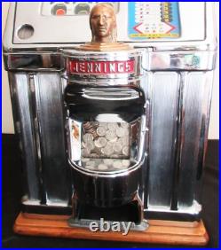 Jennings 10c Lady Luck Tic-Tac-Toe Slot Machine, circa 1940