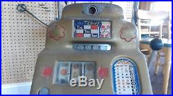Jennings 25 Cent Antique Mechanical Slot Machine (NO KEYS)
